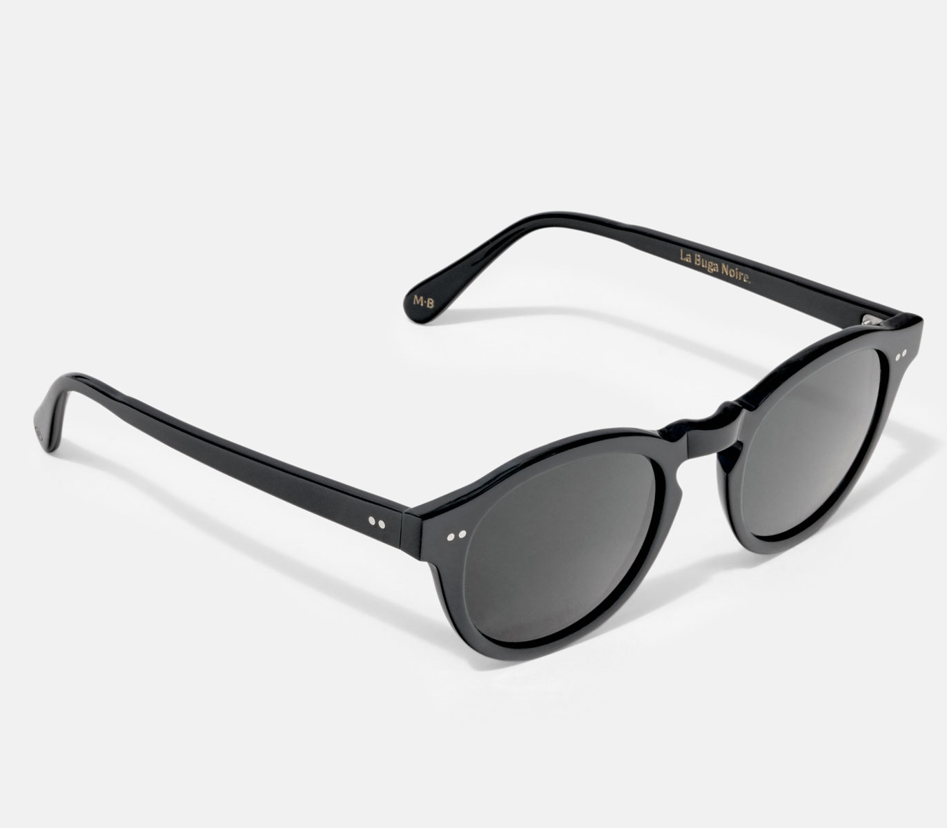 La Buga Noire - Maison Buga Paris - Corner shot - Premium quality eyewear fully handcrafted in France