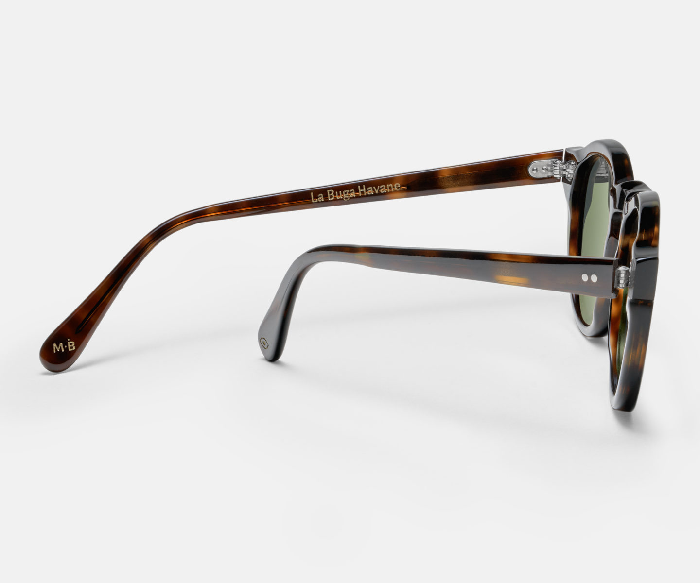 La Buga Havane - Maison Buga Paris - Left side shot - Premium quality eyewear fully handcrafted in France