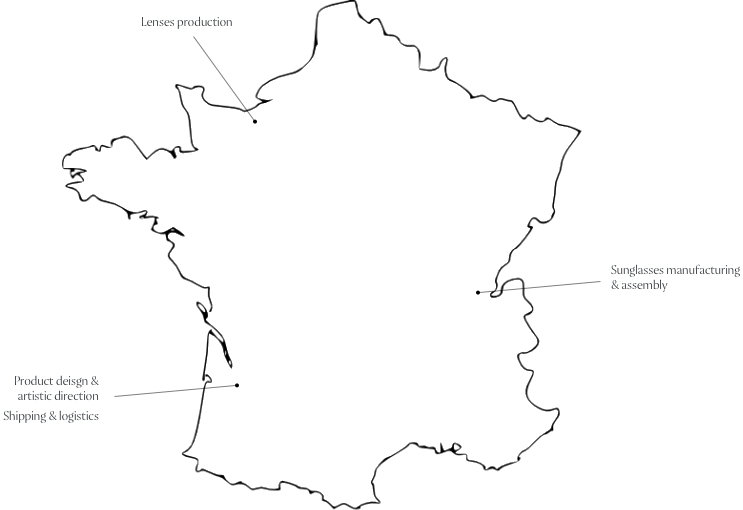 Carte de France de notre production